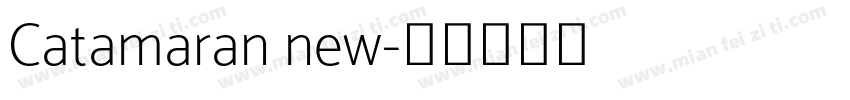 Catamaran new字体转换
